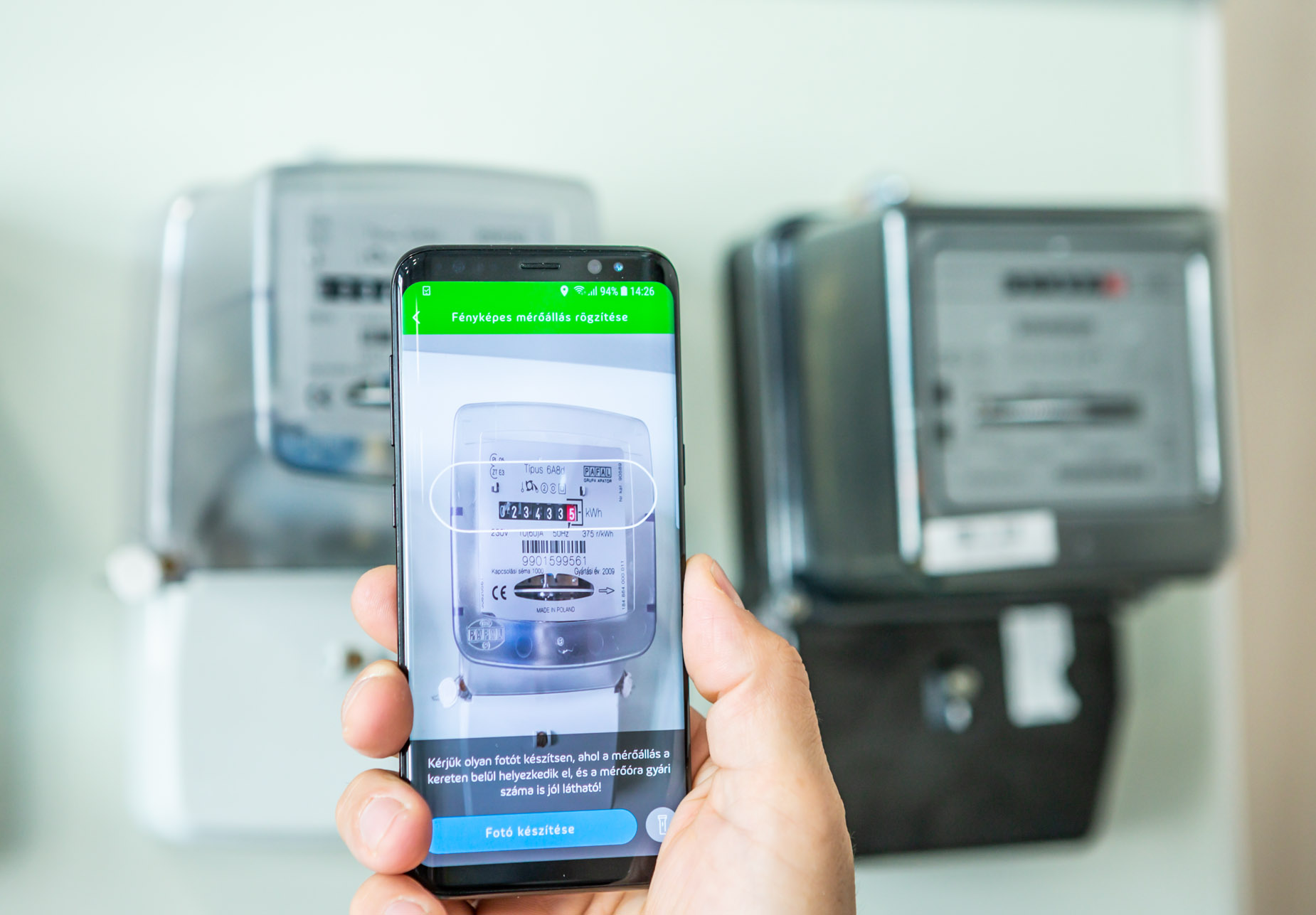 Mobillal is leolvashatják az Elmü-Émász fogyasztói a villanyórákat Mobilapplikációval is leolvshatóak a villanyórák