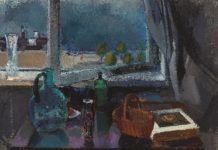 Luxusékszerek és festmények a BÁV őszi árverésén Bernáth Aurél: Csendélet Cézanne-könyvvel