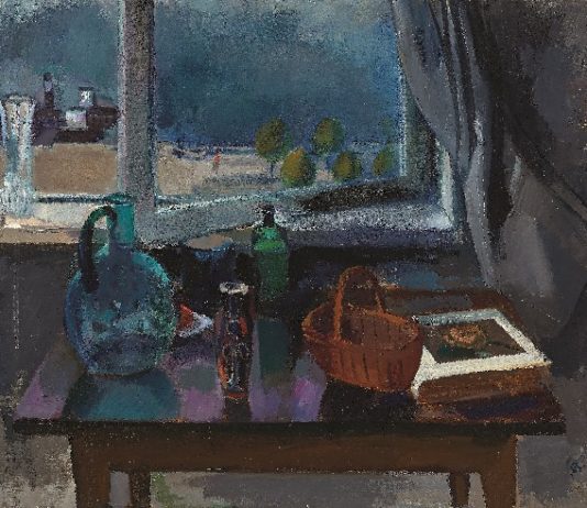 Luxusékszerek és festmények a BÁV őszi árverésén Bernáth Aurél: Csendélet Cézanne-könyvvel