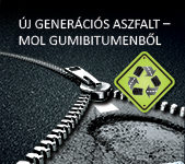 A MOL új gumibitumen üzeme elkészült MOL-gumibitumen