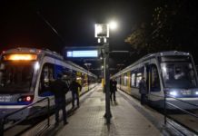 Elindult a vasútvillamos Hódmezővásárhelyről Szegedre vasútvillamos Hódmezővásárhelyről Szegedre (Fotó: Rosta Tibor)