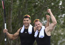 Párizsi Olimpia: Ezüstérmes a Nádas, Tótka férfi kajak kettes Fotó: MTI: Kovács Tamás